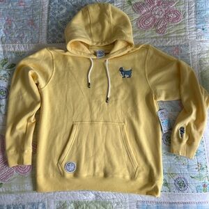 GOAT USA Yellow Hoodie with Embroidery